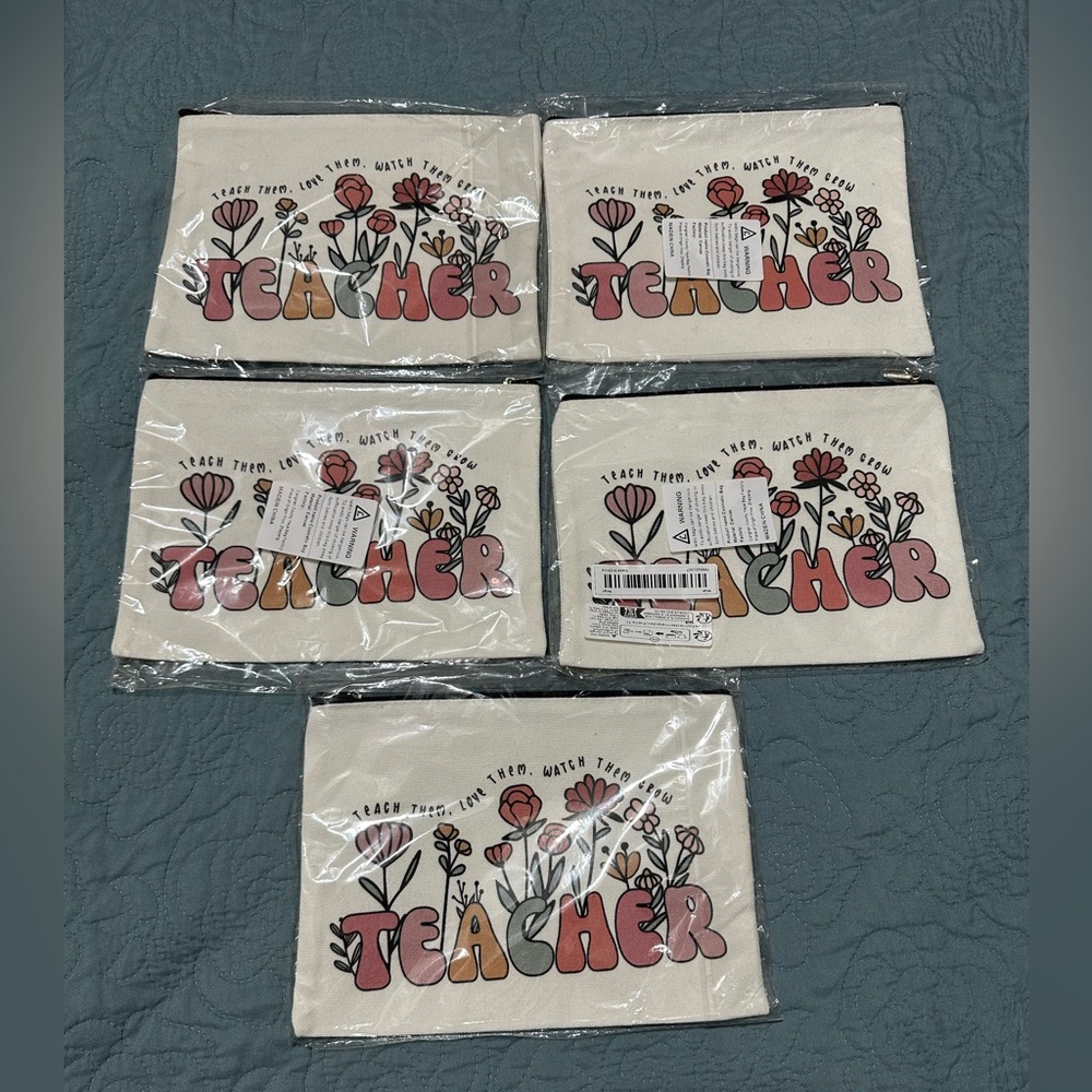 Teacher Appreciation Canvas Pouch